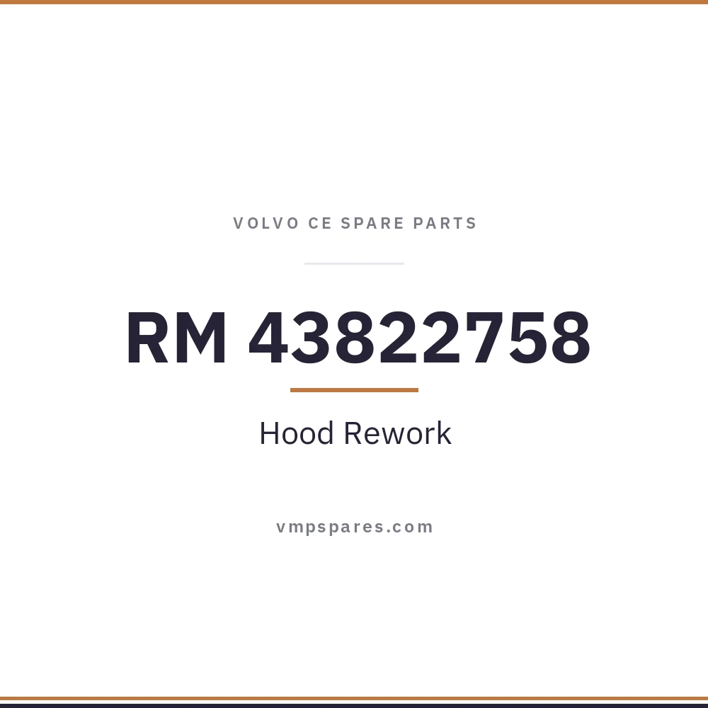 RM 43822758 – Hood Rework