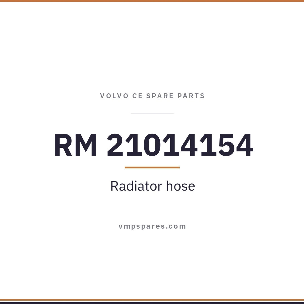 RM 21014154 – Radiator hose