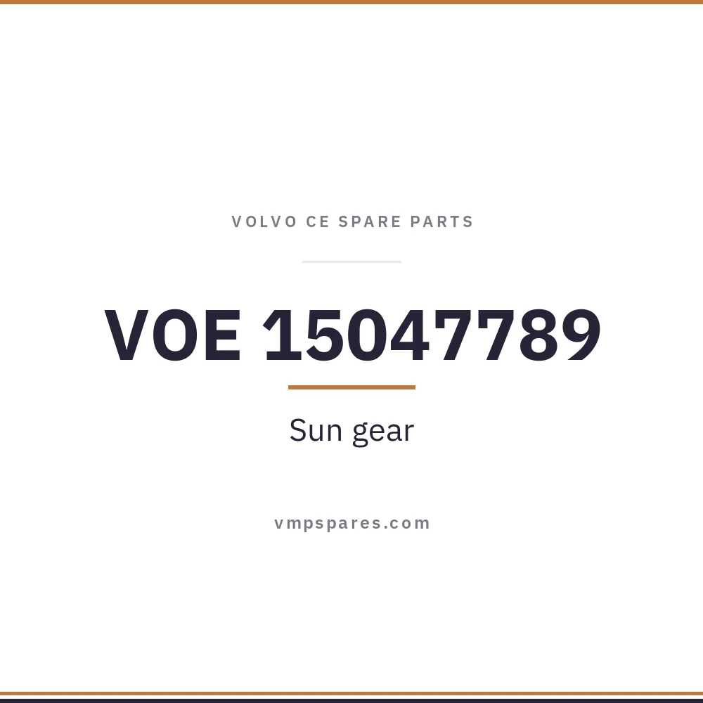 VOE 15047789 – Sun gear