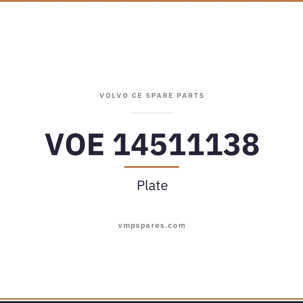 VOE 14511138 – Plate