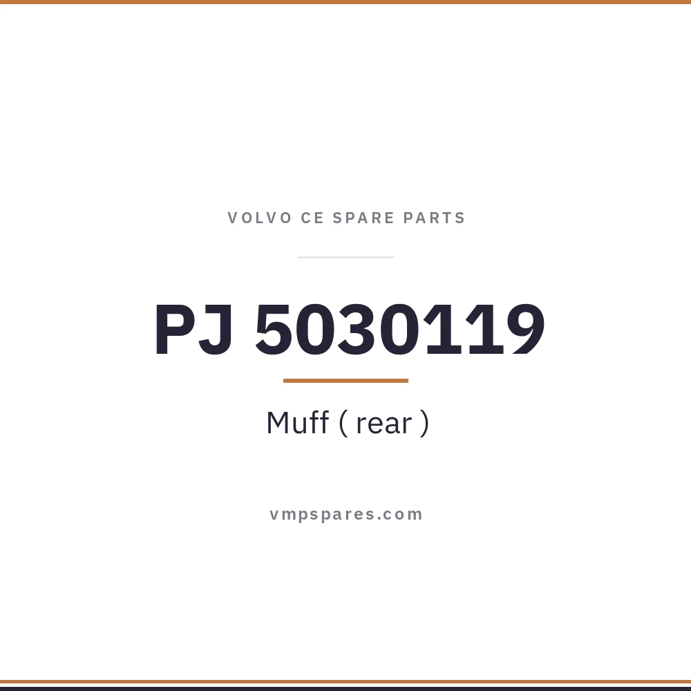 PJ 5030119 – Muff ( rear )