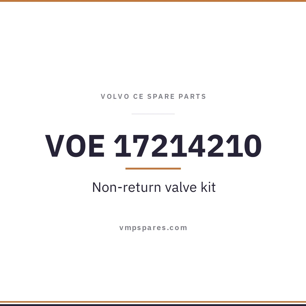VOE 17214210 – Non-return valve kit