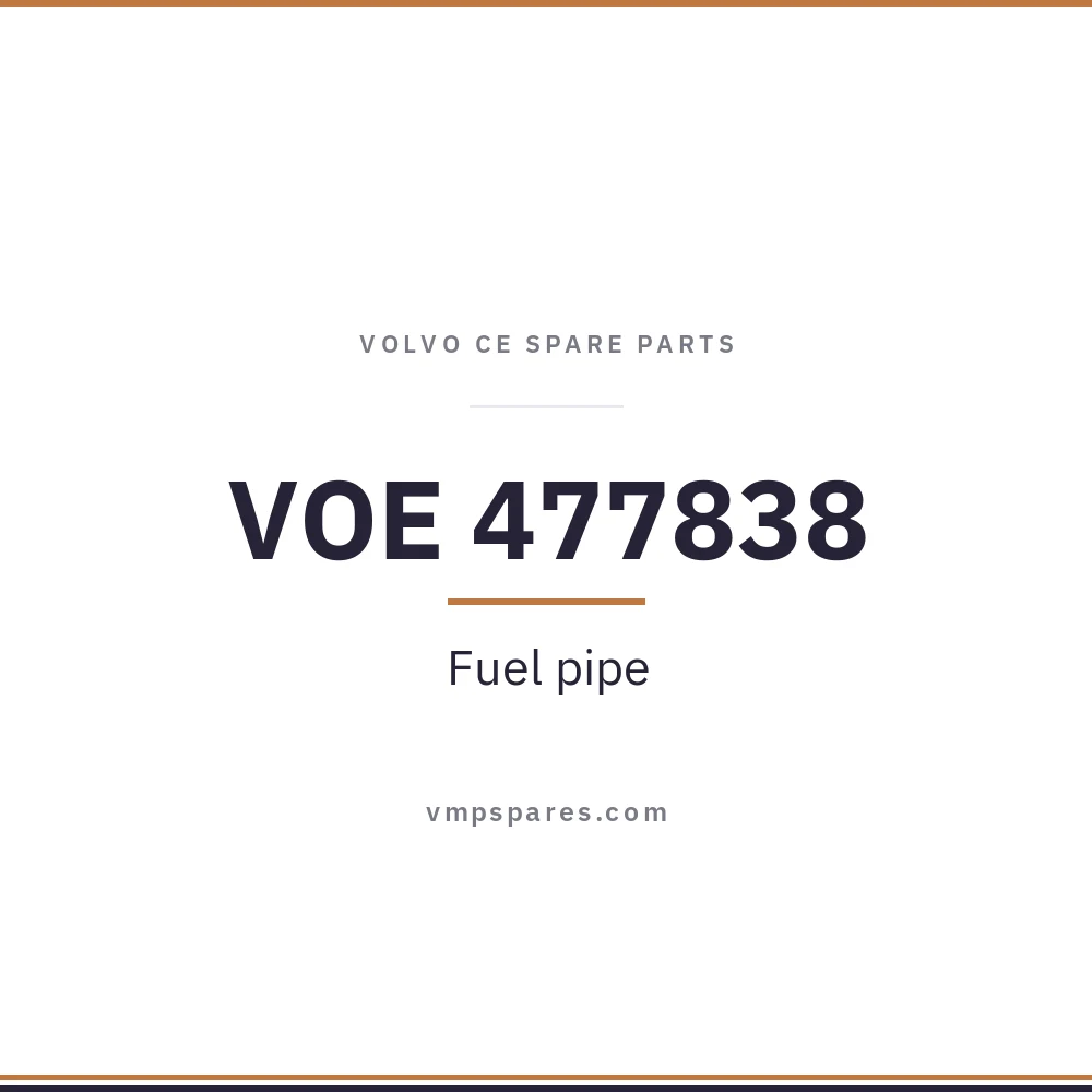 VOE 477838 – Fuel pipe