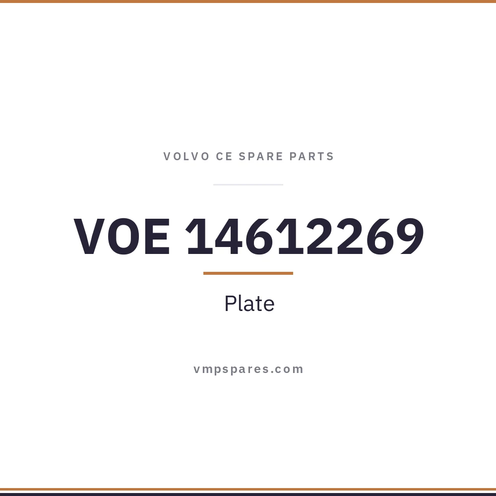 VOE 14612269 – Plate
