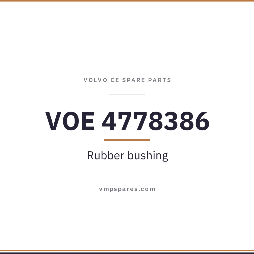 VOE 4778386 – Rubber bushing
