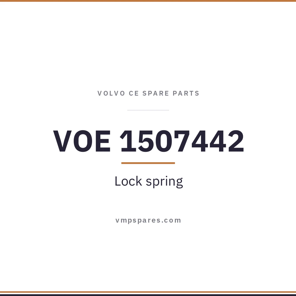 VOE 1507442 – Lock spring
