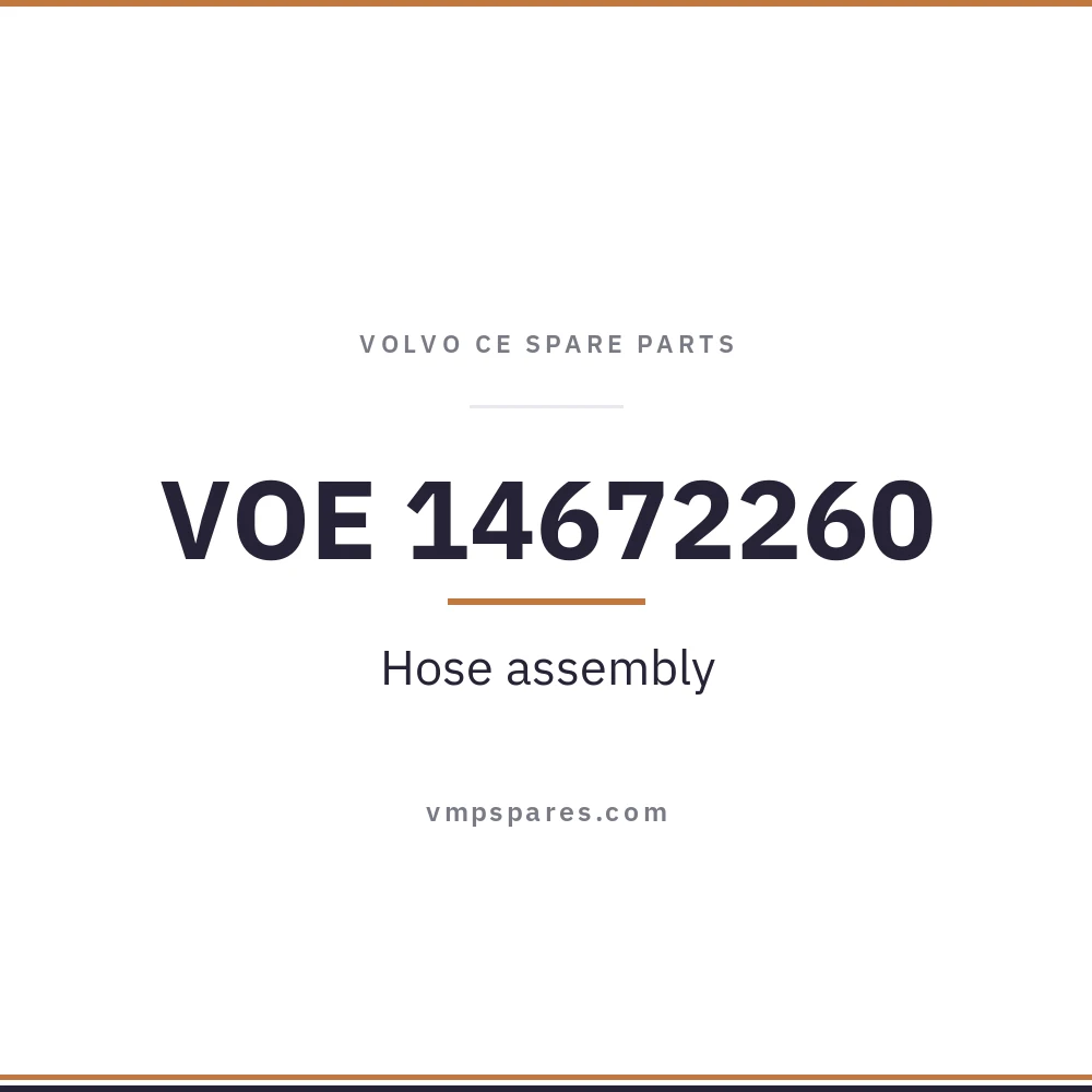 VOE 14672260 – Hose assembly