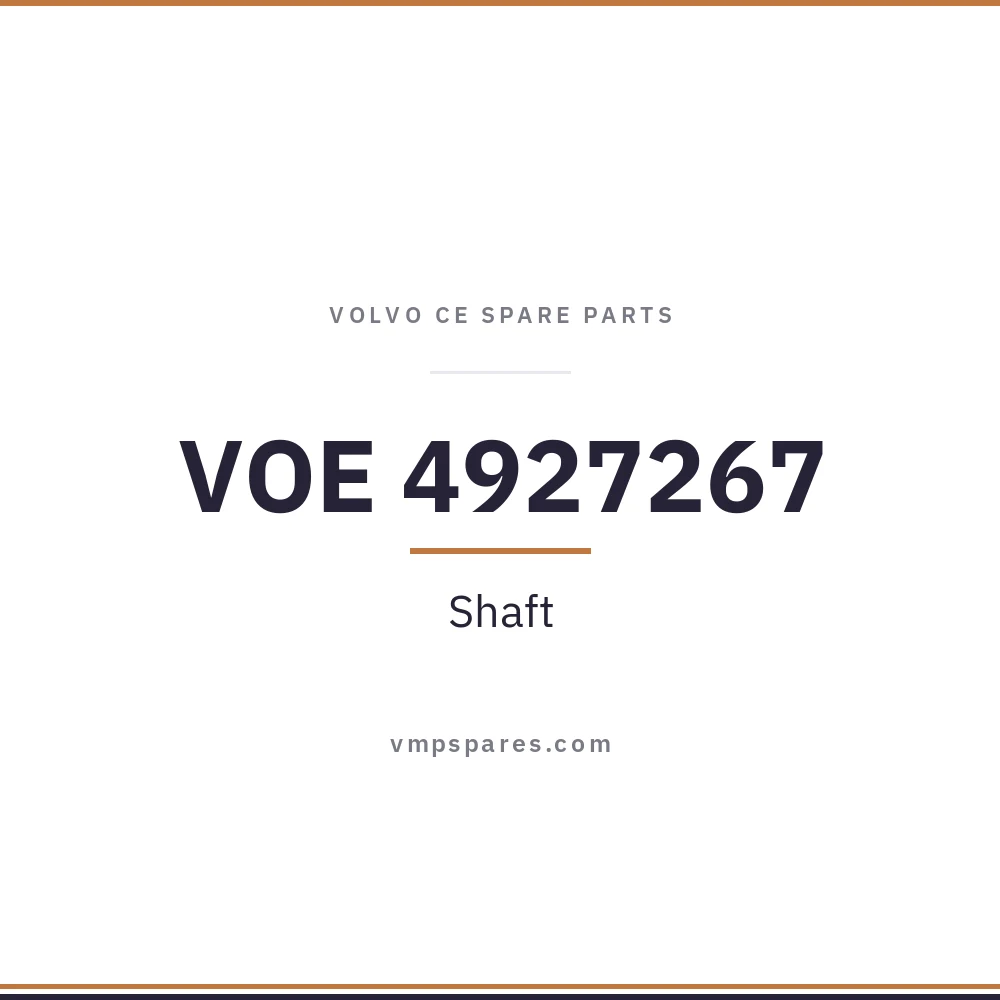 VOE 4927267 – Shaft