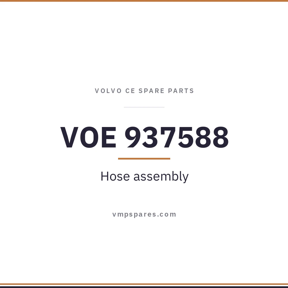 VOE 937588 – Hose assembly