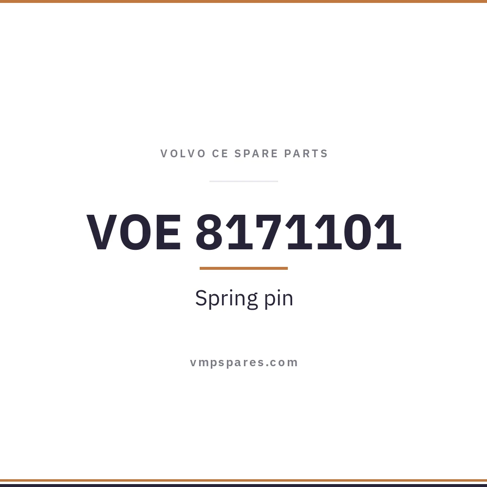VOE 8171101 – Spring pin