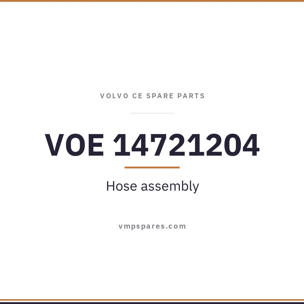 VOE 14721204 – Hose assembly