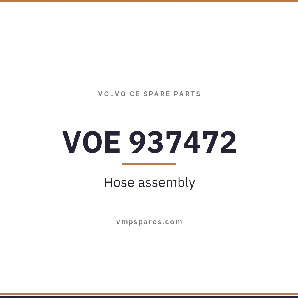 VOE 937472 – Hose assembly