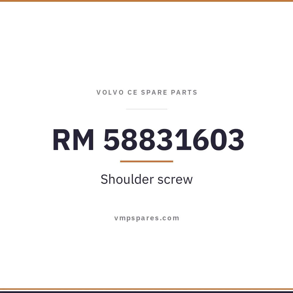 RM 58831603 – Shoulder screw