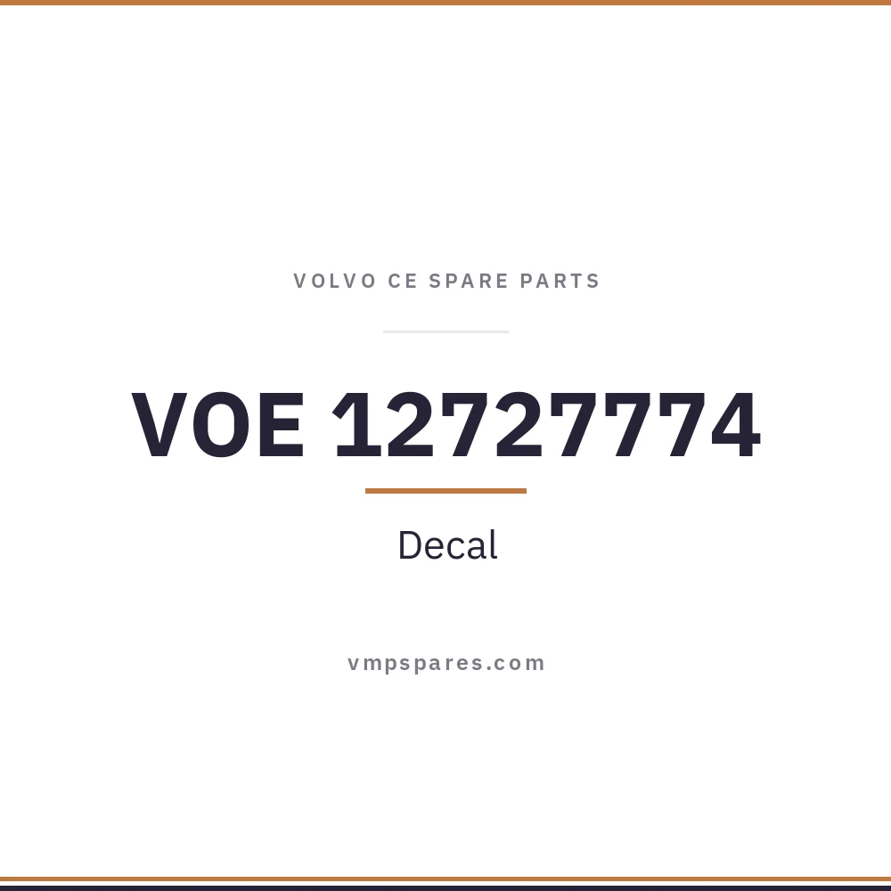 VOE 12727774 – Decal