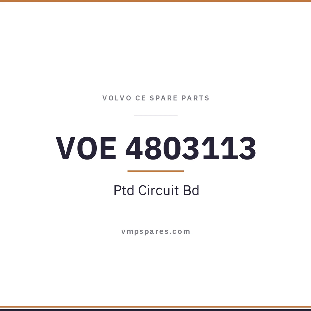 VOE 4803113 – Ptd Circuit Bd