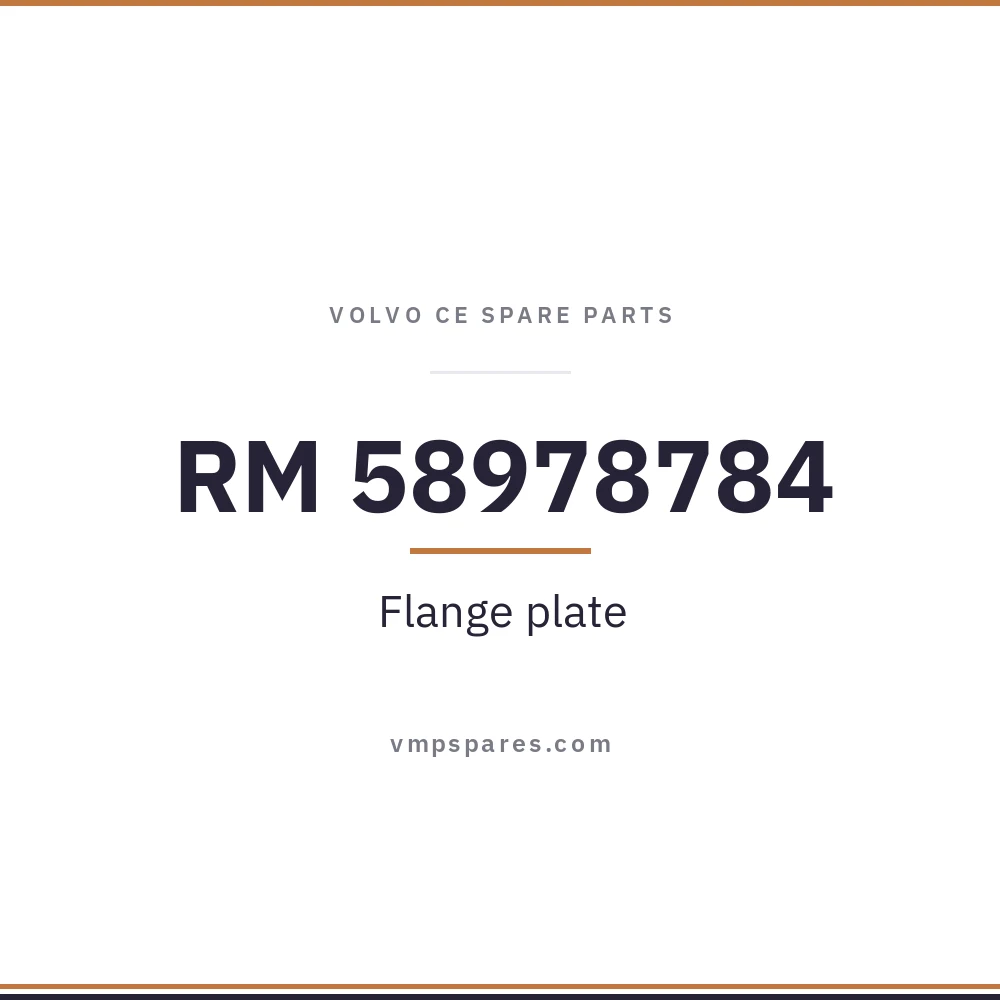 RM 58978784 – Flange plate