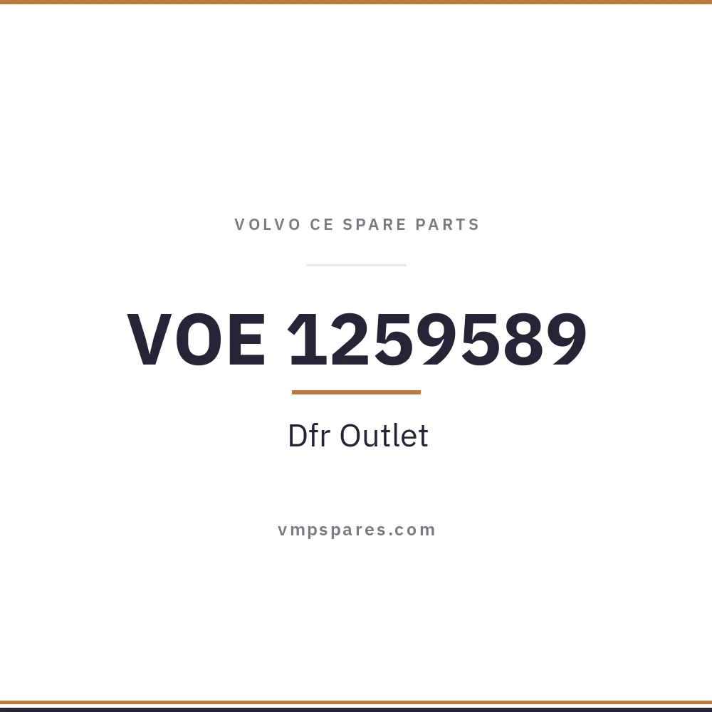 VOE 1259589 – Dfr Outlet