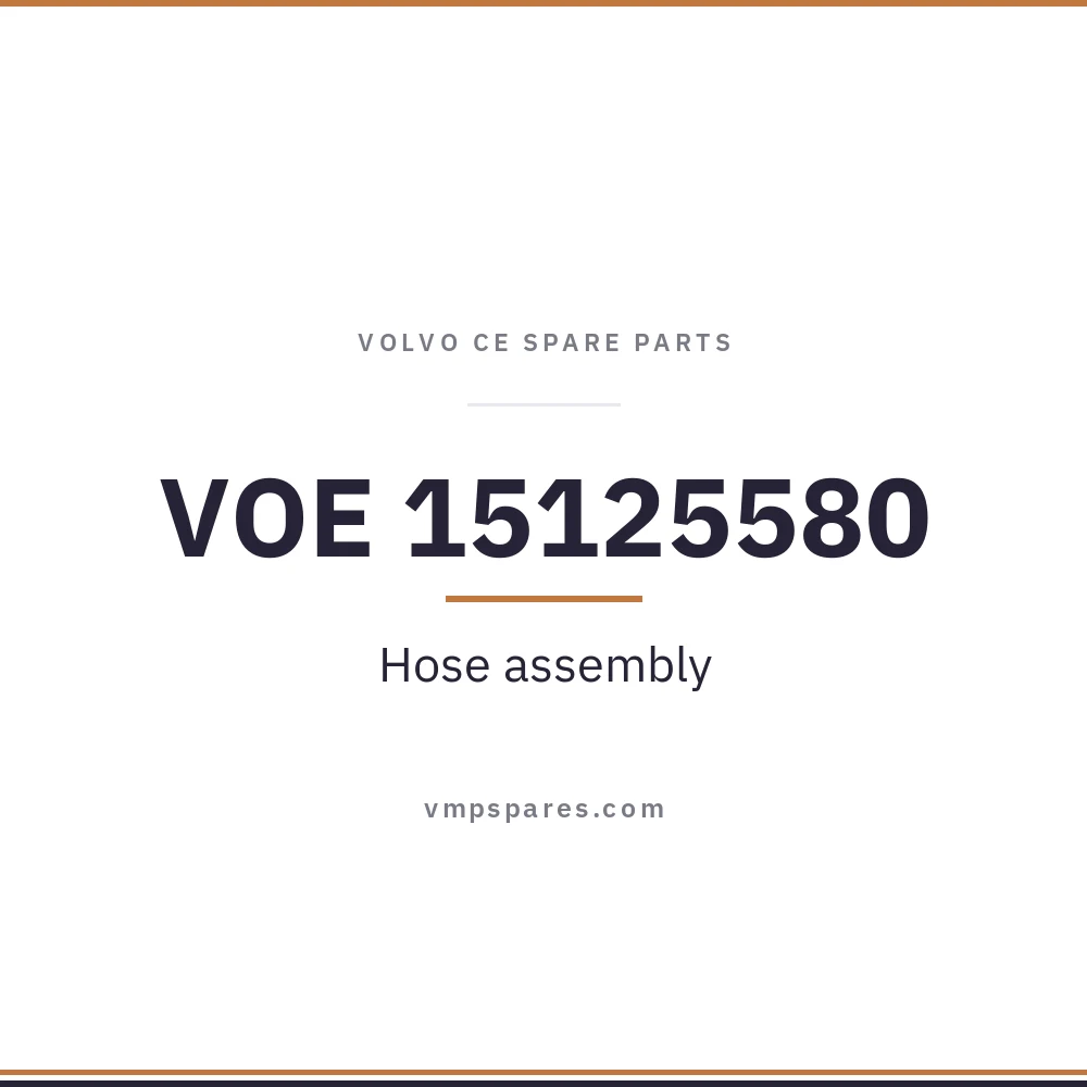 VOE 15125580 – Hose assembly