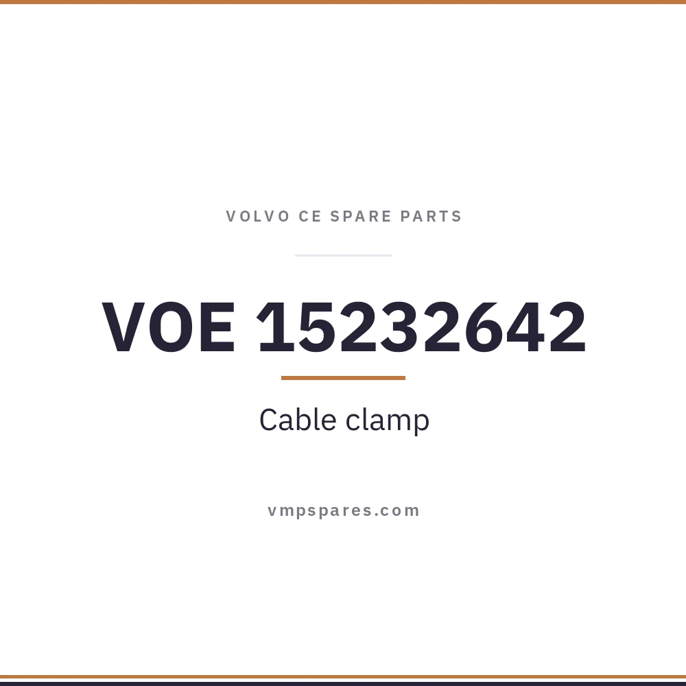 VOE 15232642 – Cable clamp