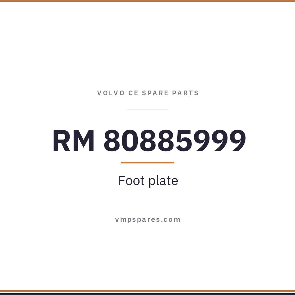 RM 80885999 – Foot plate
