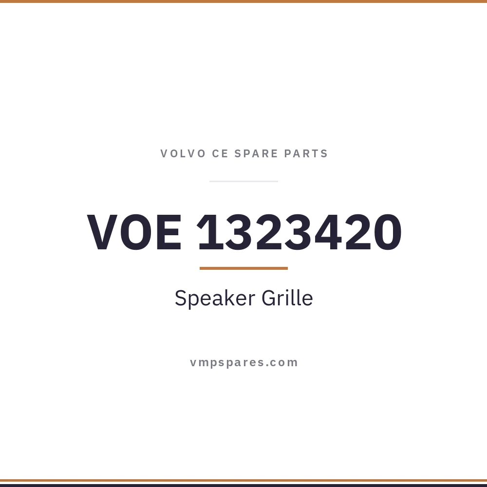 VOE 1323420 – Speaker Grille