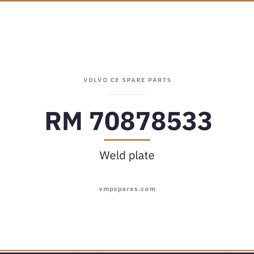 RM 70878533 – Weld plate
