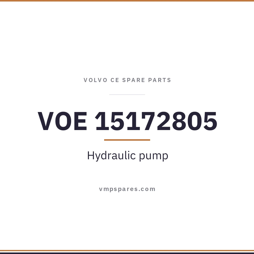 VOE 15172805 – Hydraulic pump