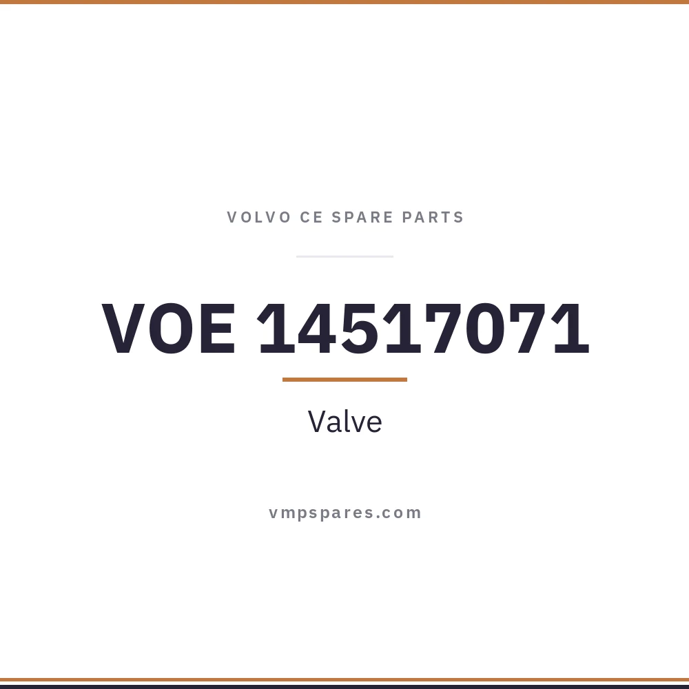 VOE 14517071 – Valve