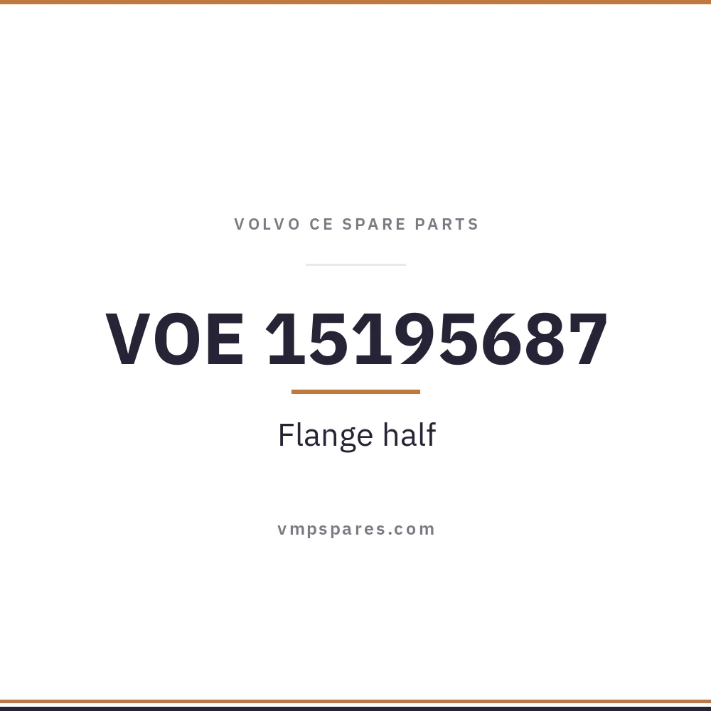 VOE 15195687 – Flange half
