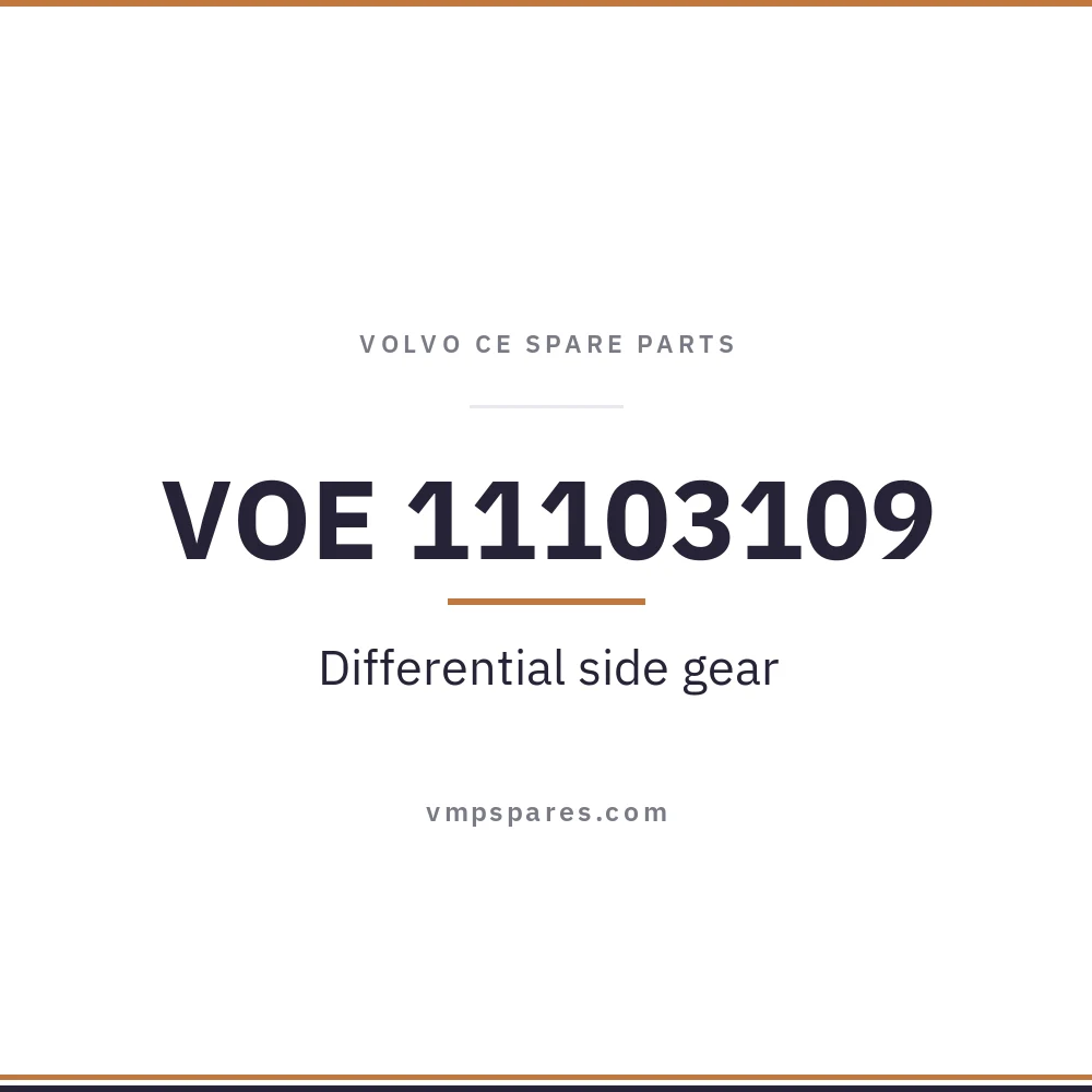 VOE 11103109 – Differential side gear