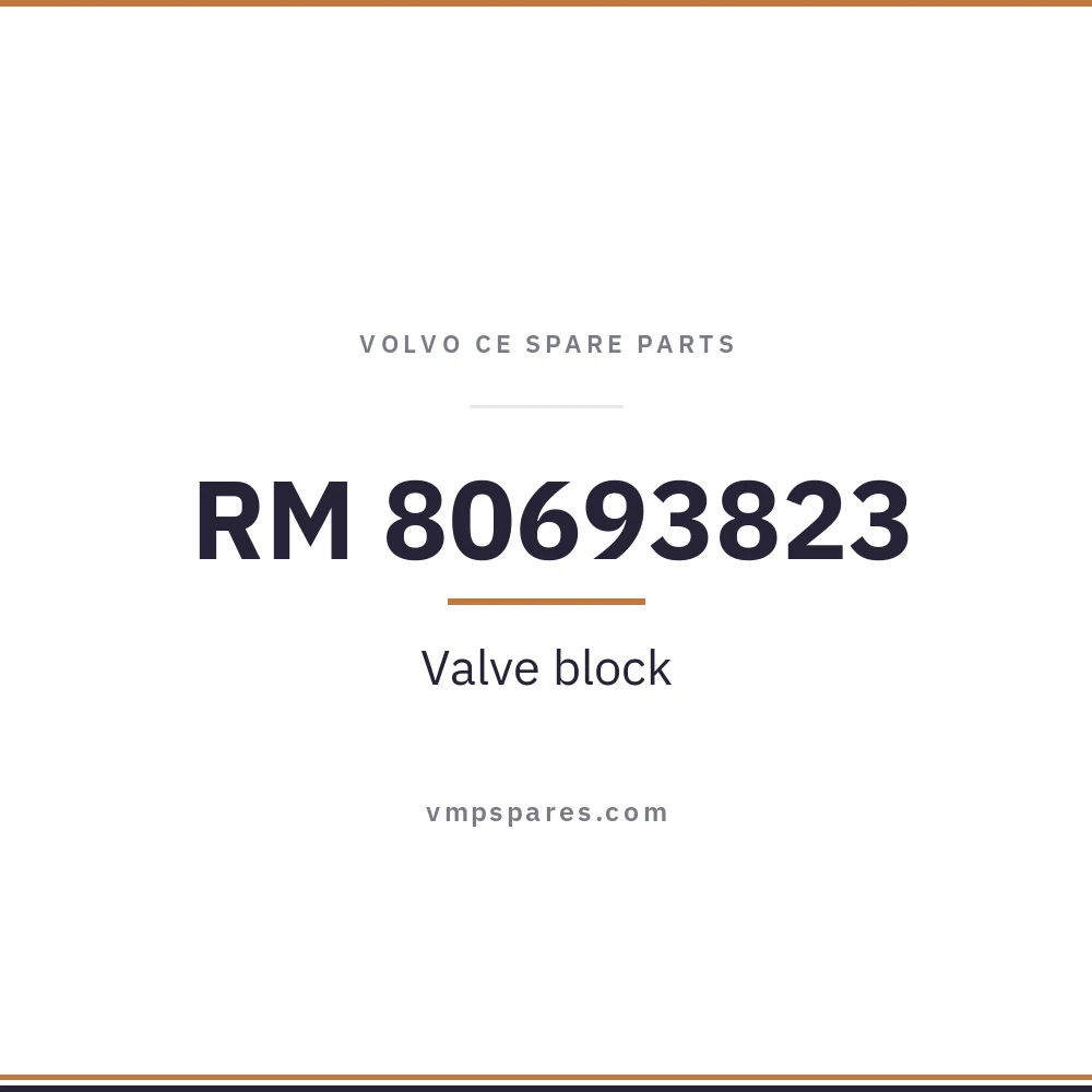 RM 80693823 – Valve block