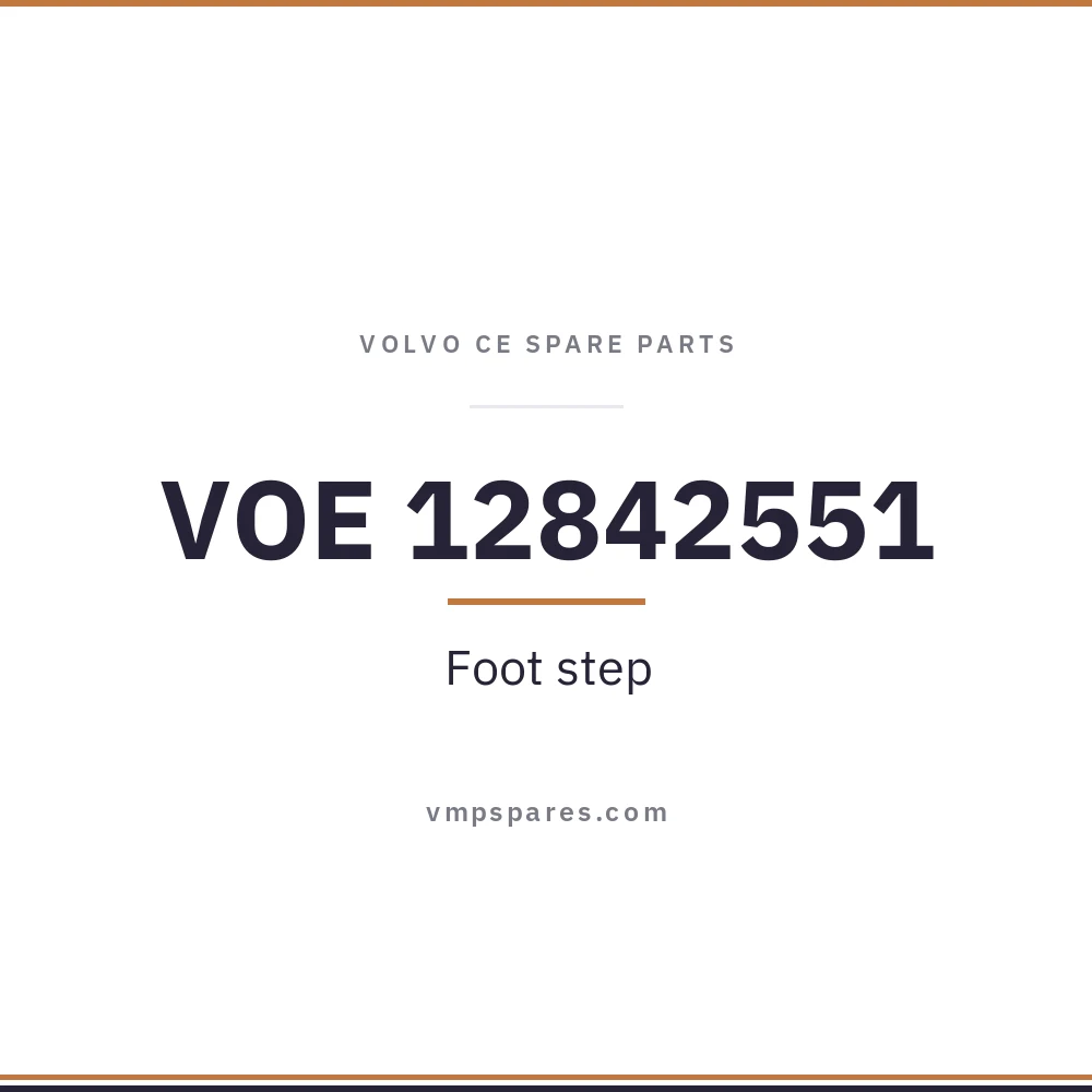 VOE 12842551 – Foot step