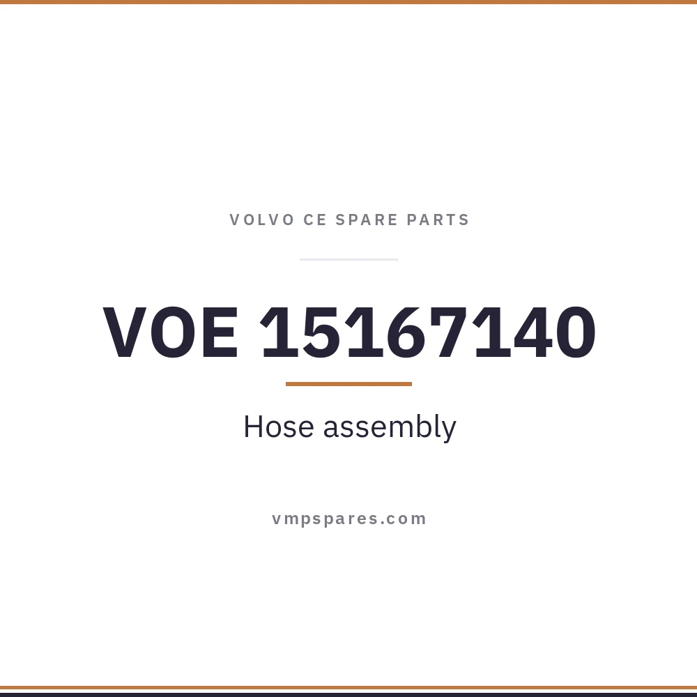VOE 15167140 – Hose assembly
