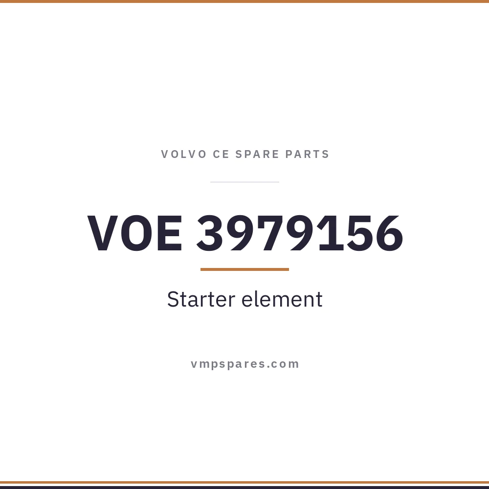 VOE 3979156 – Starter element
