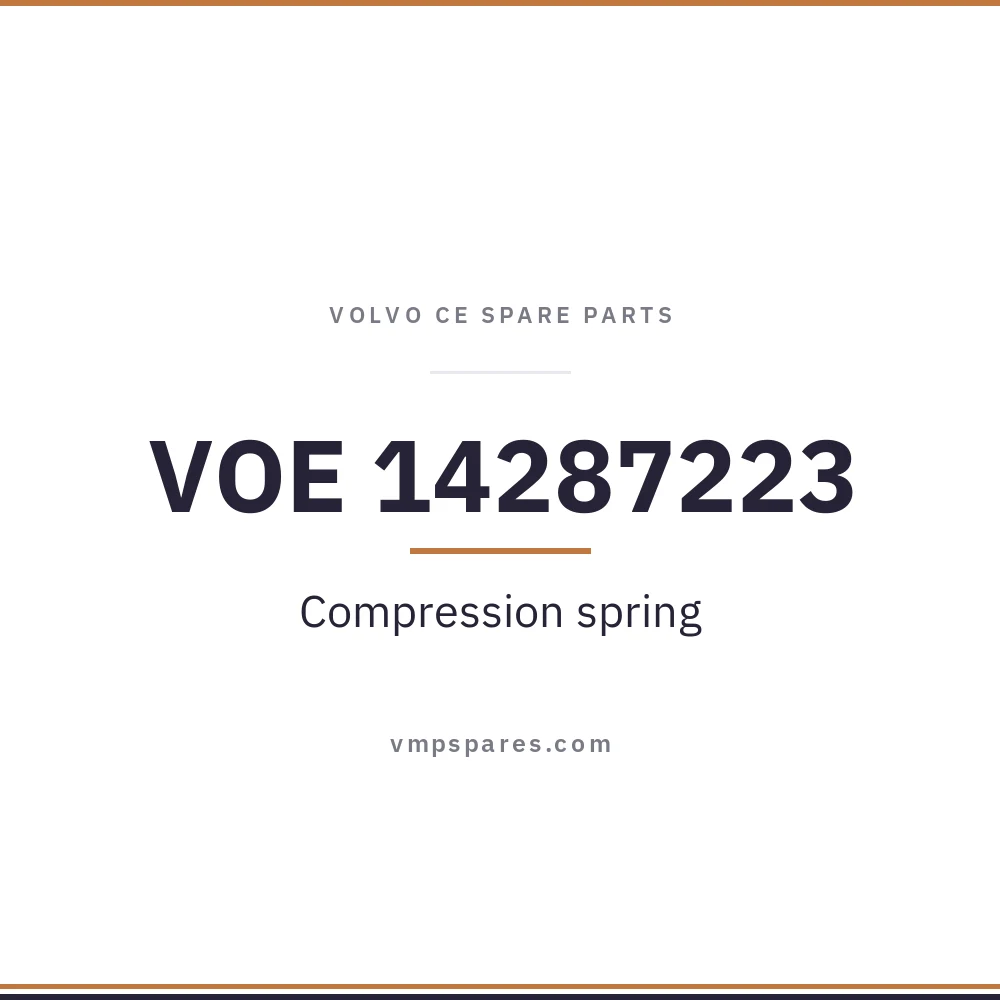 VOE 14287223 – Compression spring