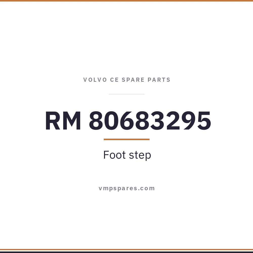 RM 80683295 – Foot step