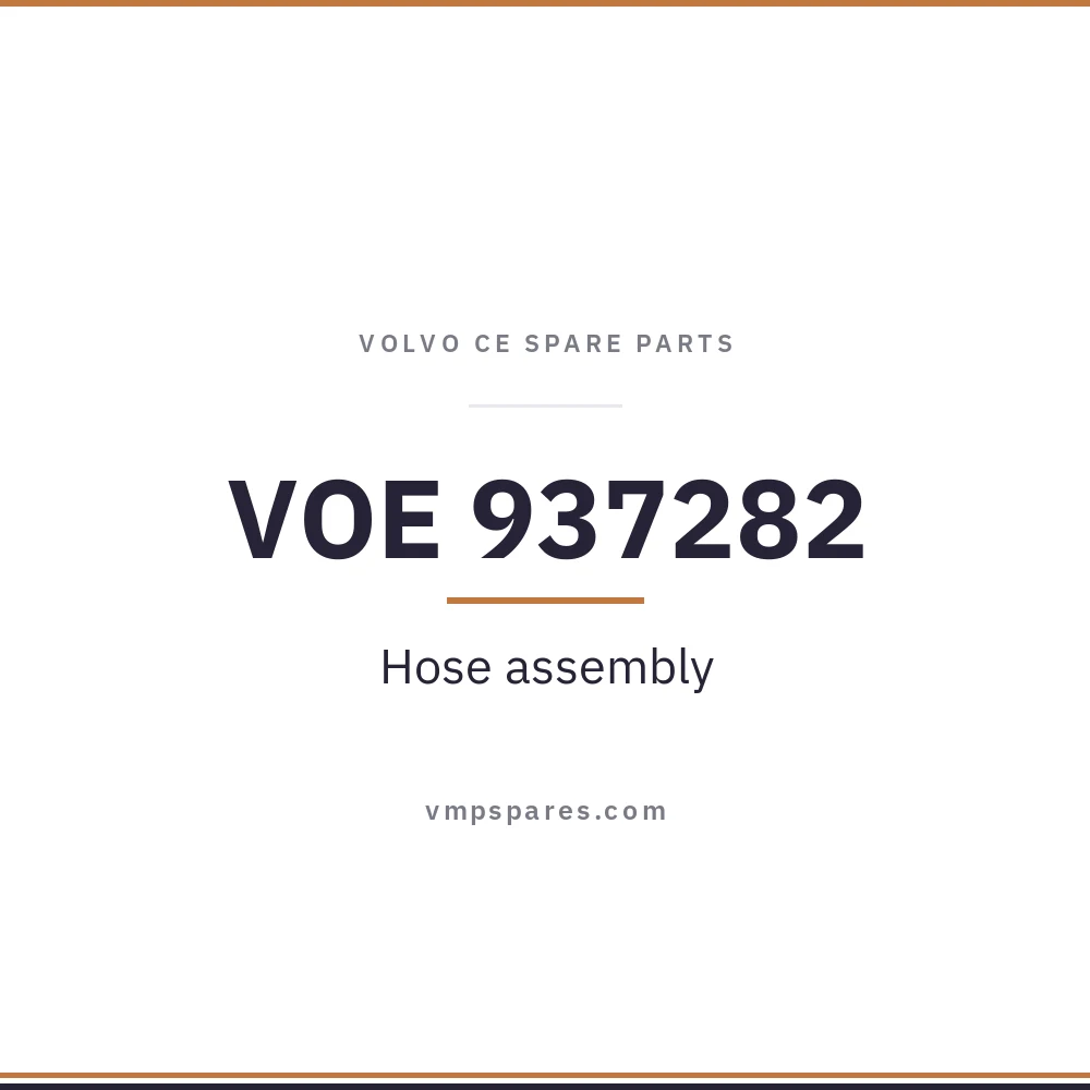 VOE 937282 – Hose assembly