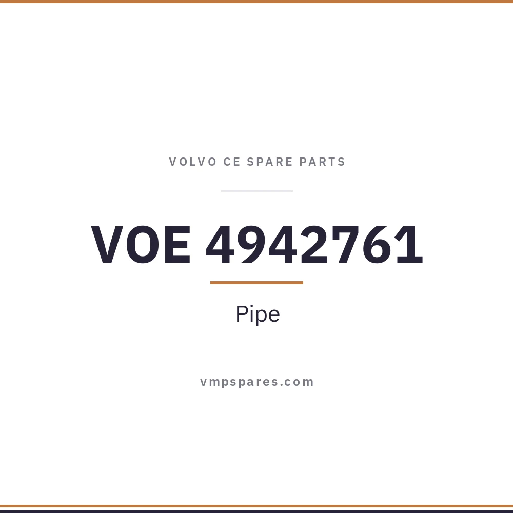 VOE 4942761 – Pipe