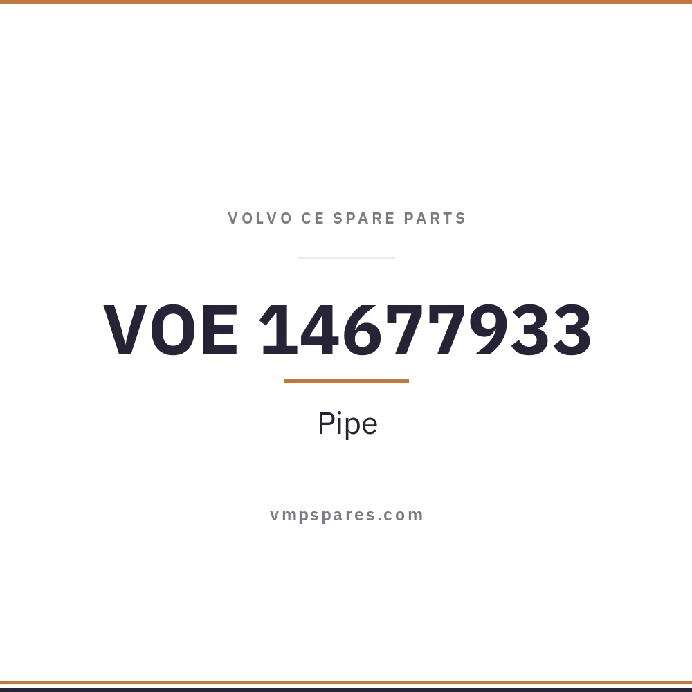 VOE 14677933 – Pipe