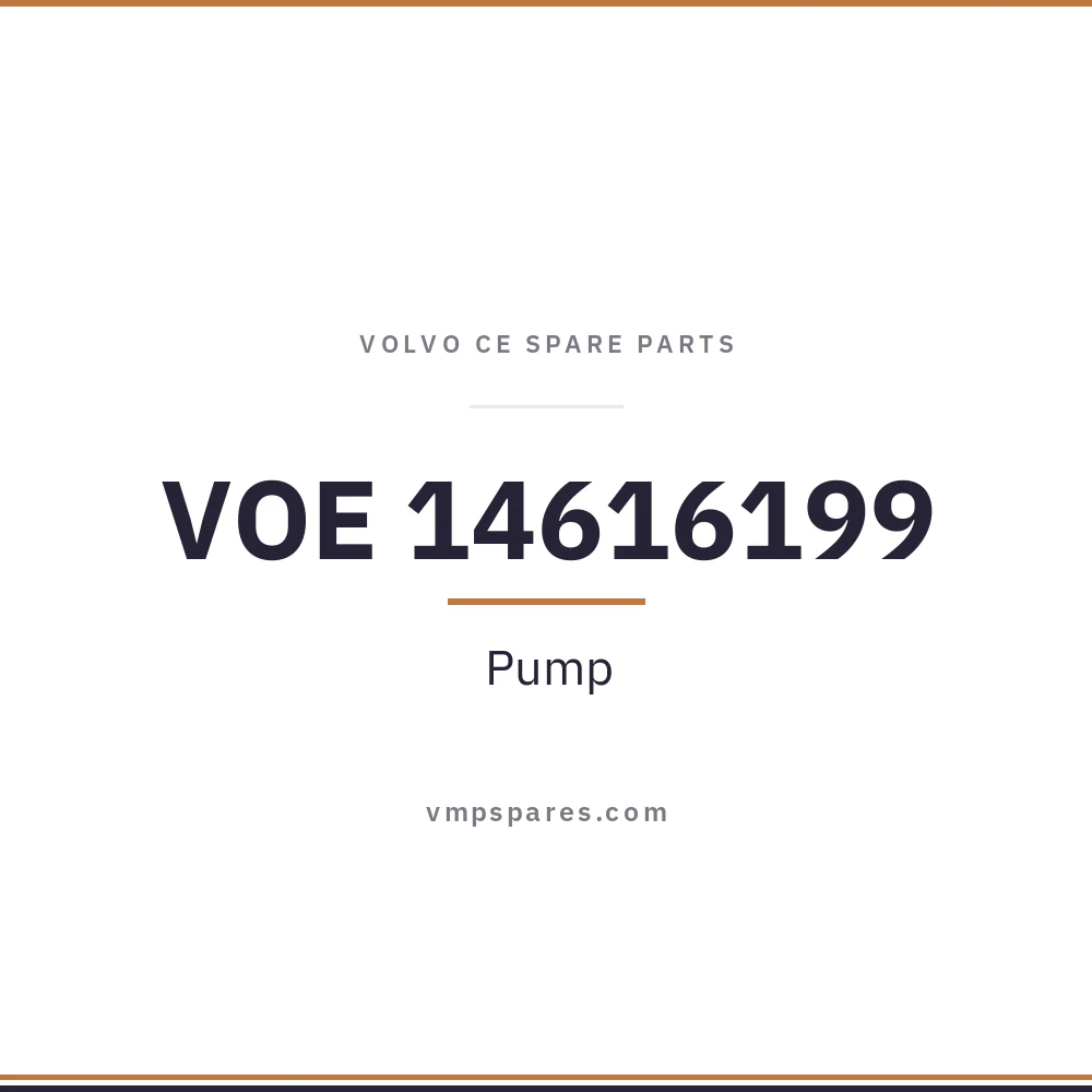 VOE 14616199 – Pump