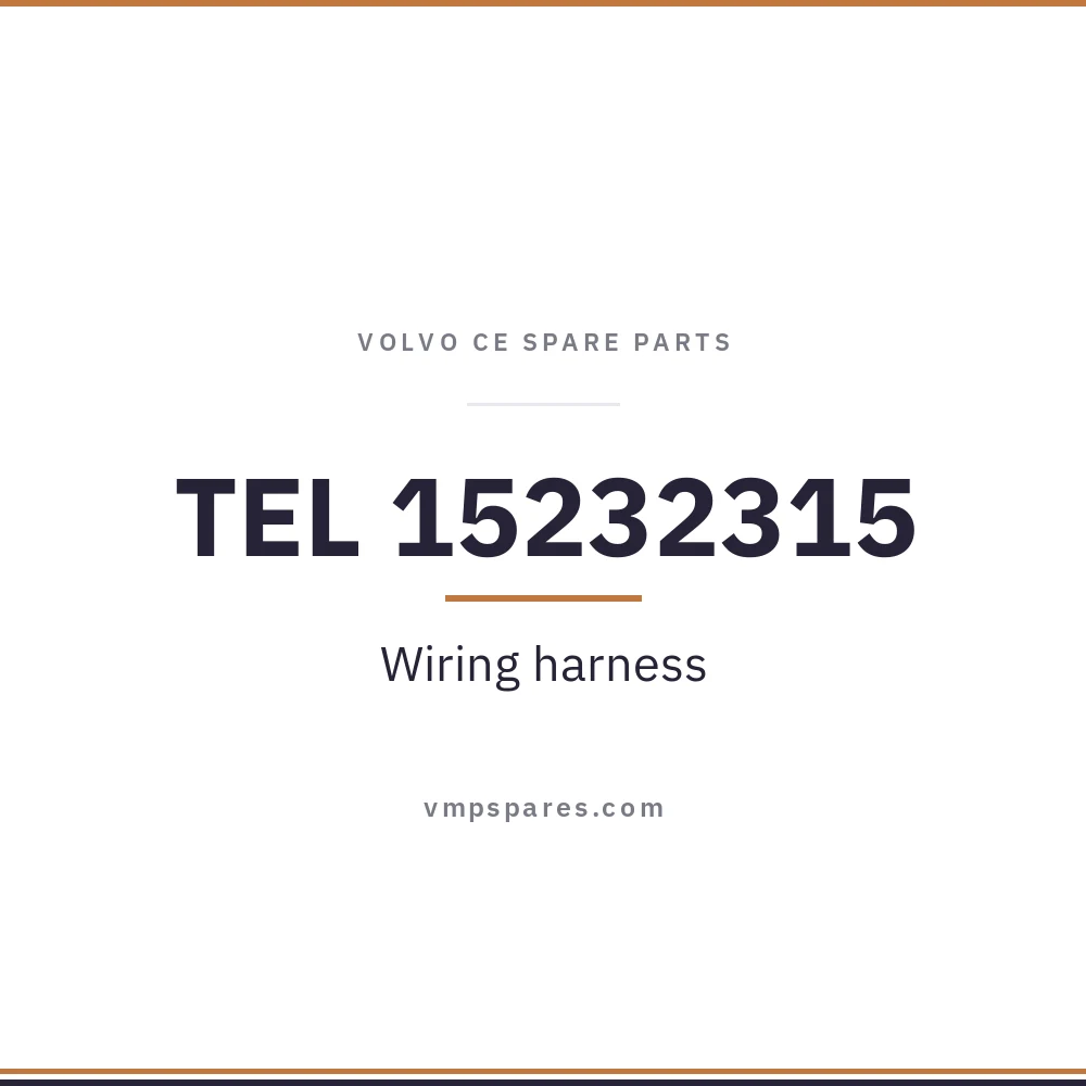 TEL 15232315 – Wiring harness
