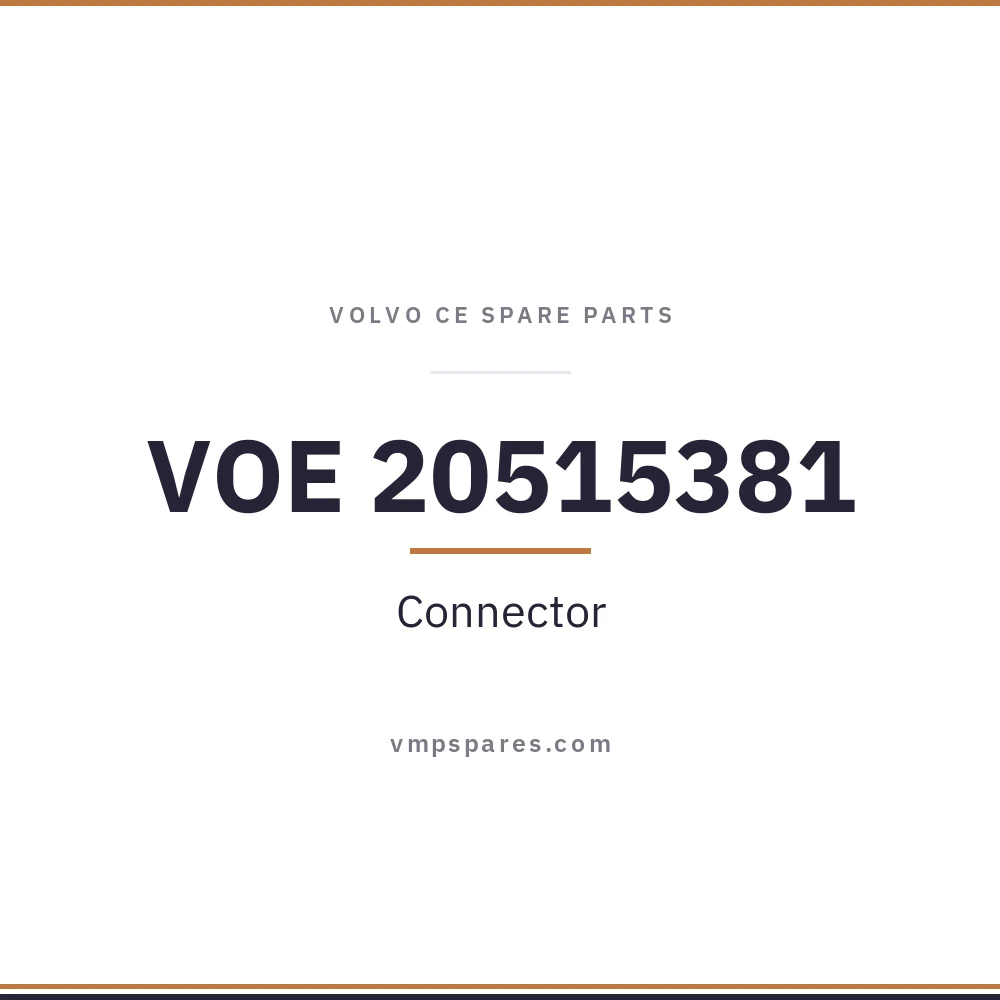VOE 20515381 – Connector