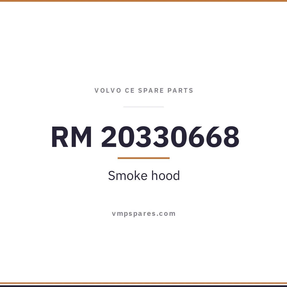RM 20330668 – Smoke hood
