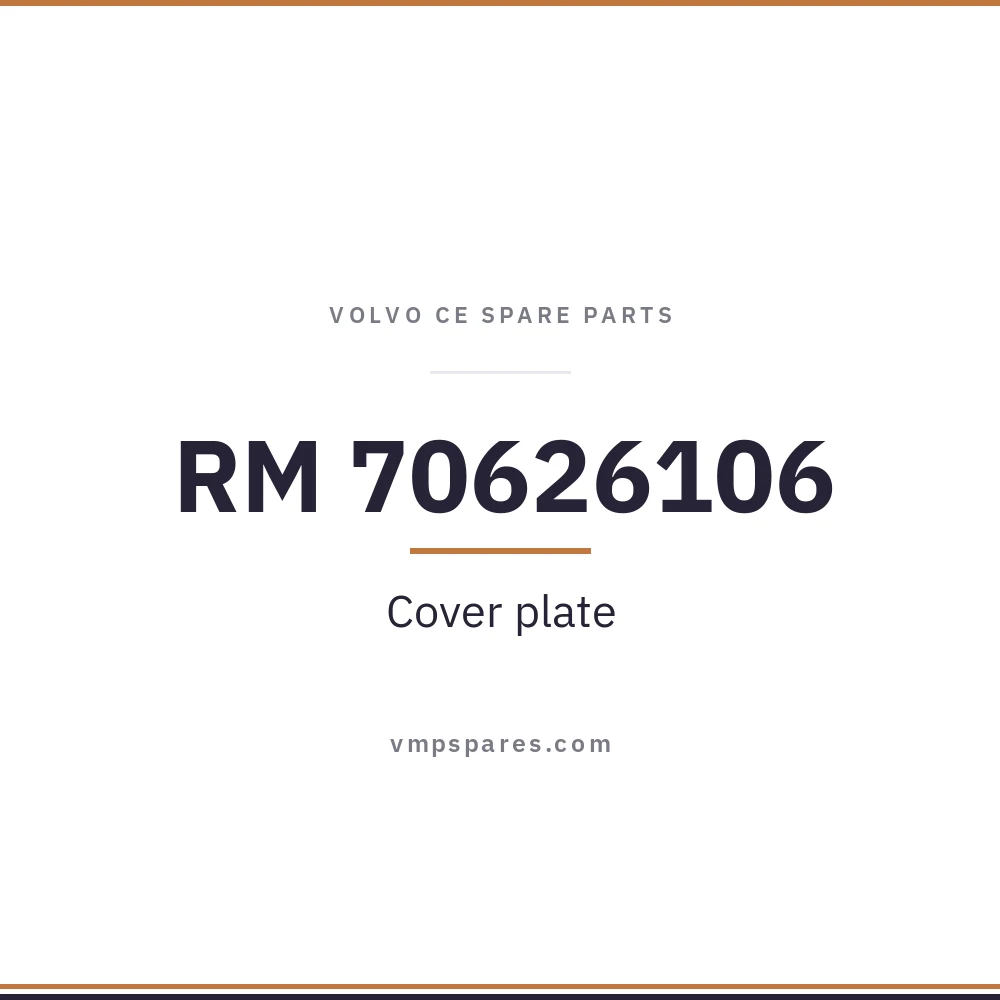 RM 70626106 – Cover plate
