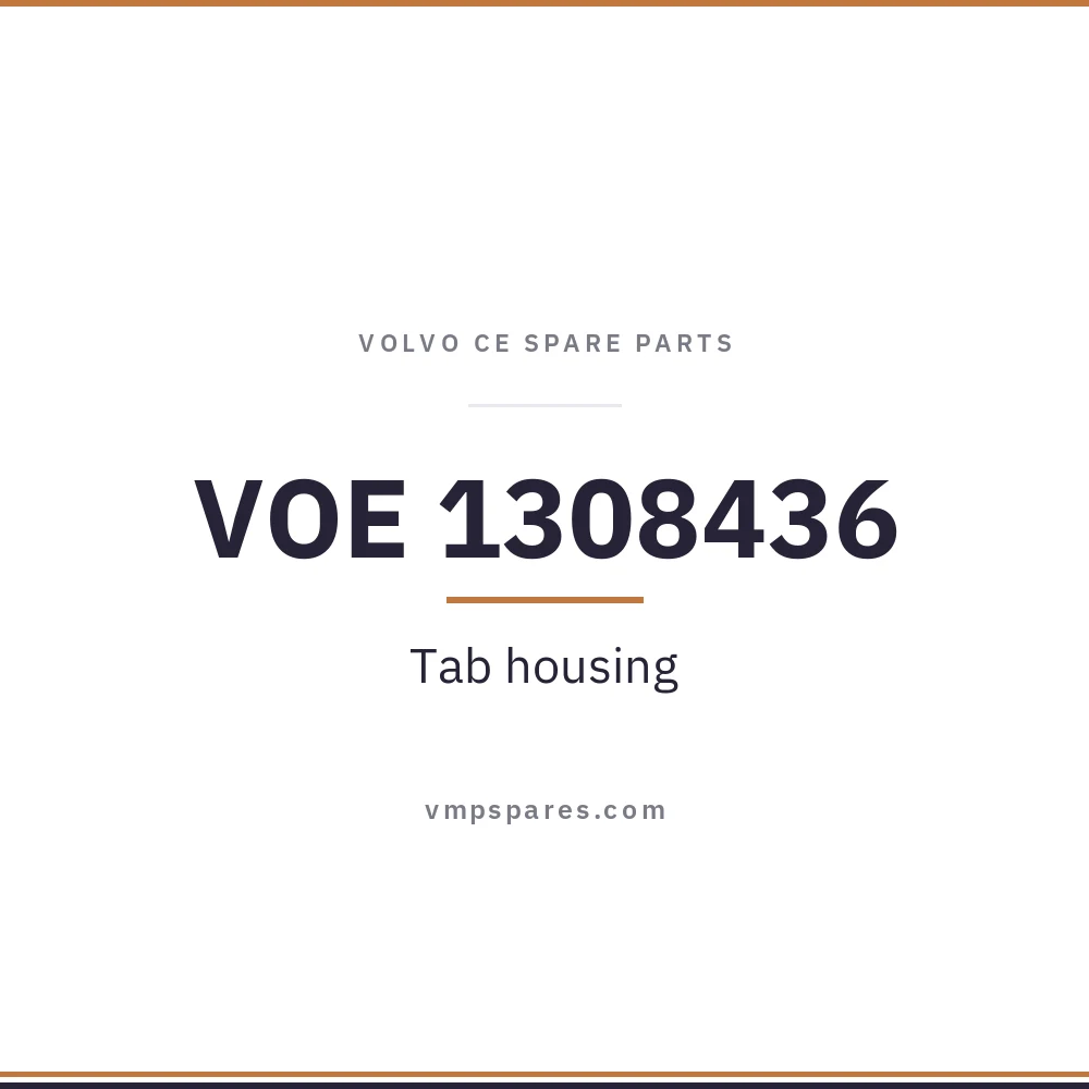 VOE 1308436 – Tab housing