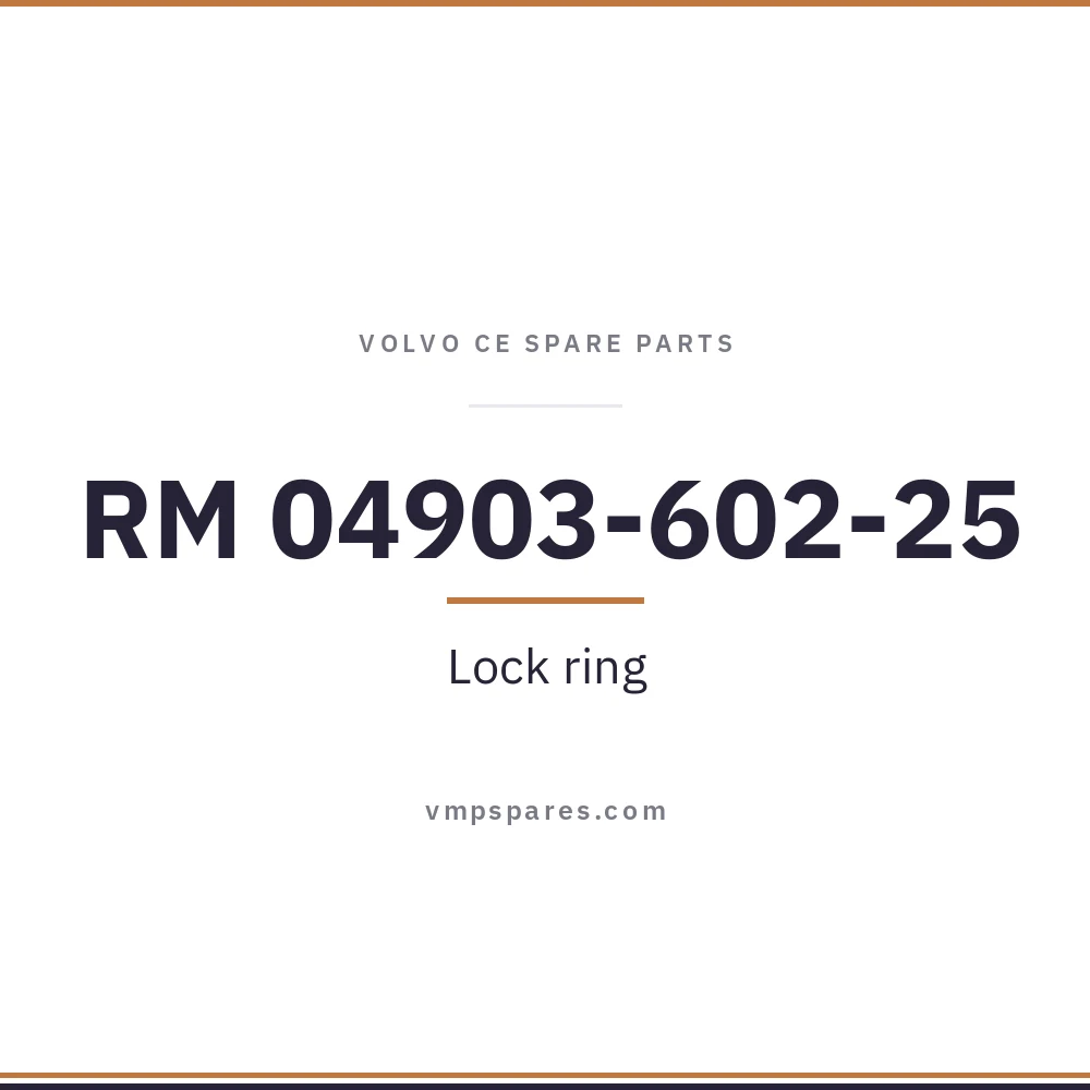 RM 04903-602-25 – Lock ring