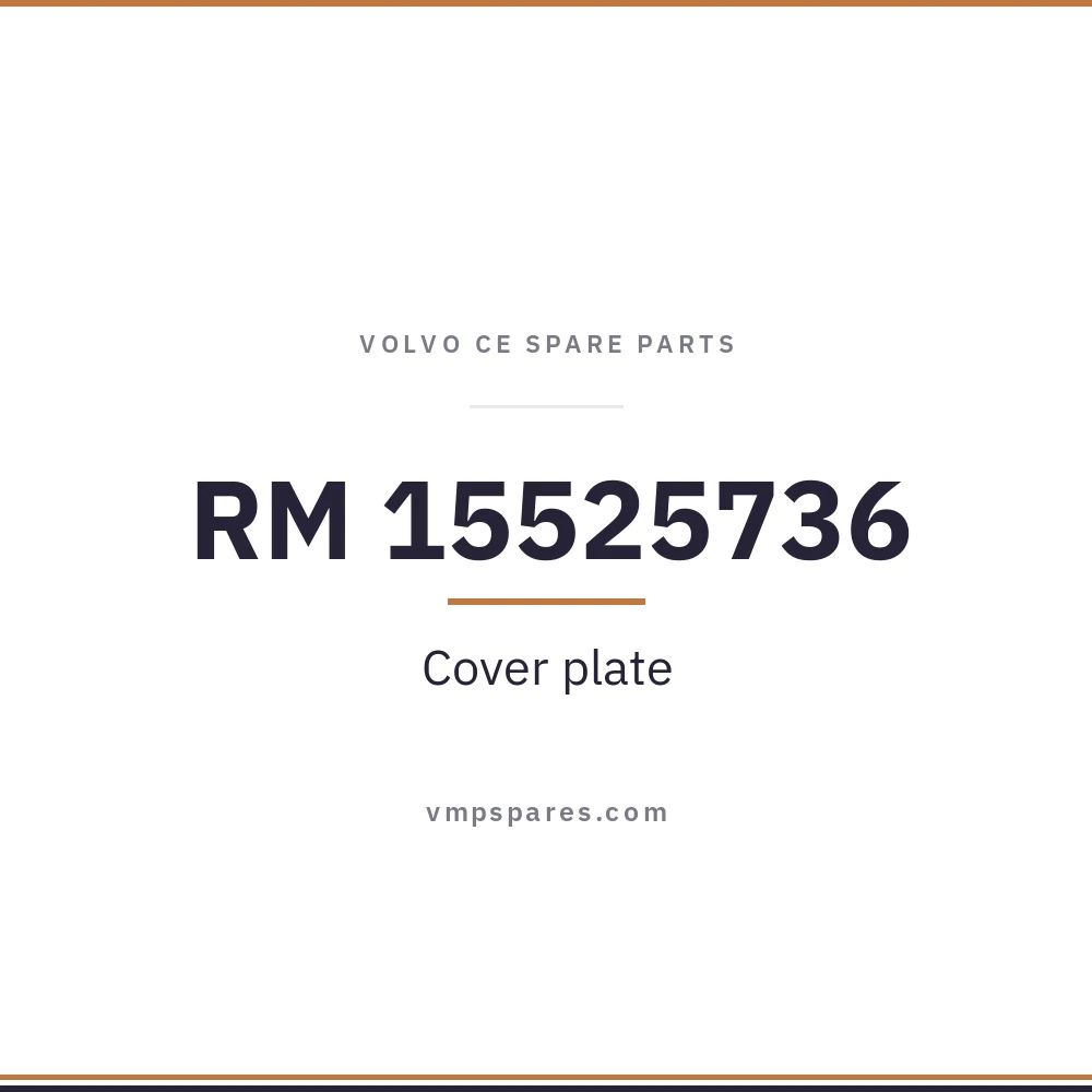 RM 15525736 – Cover plate