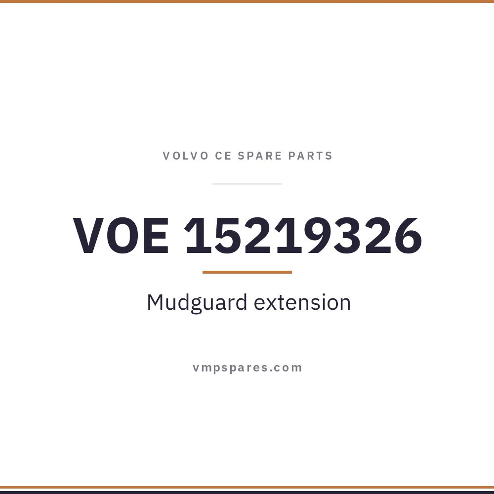 VOE 15219326 – Mudguard extension