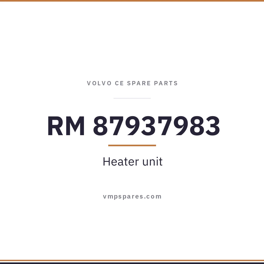 RM 87937983 – Heater unit