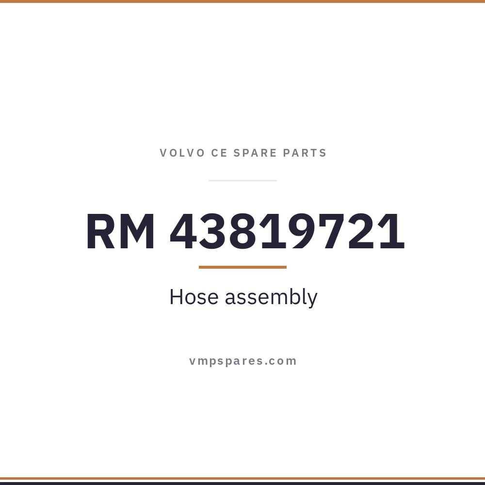 RM 43819721 – Hose assembly